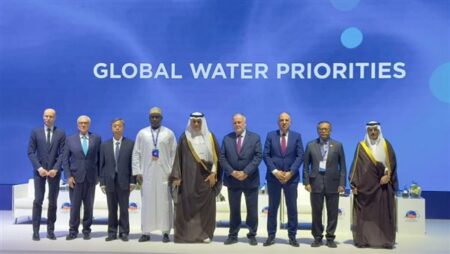 وزير الري يشارك بالجلسة الافتتاحية للقاء التحضيري الأول للمنتدى العالمي الـ11 للمياه بالرياض