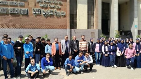 “بحوث تكنولوجيا الأغذية” يستقبل 44 طالبًا من مدرسة المتفوقين في العلوم والتكنولوجيا