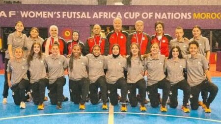 اليوم.. منتخب الكرة النسائية للصالات يواجه غينيا في كأس أمم إفريقيا