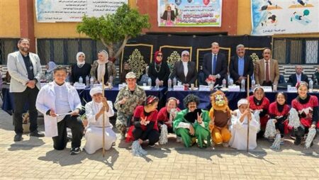 وكيل التعليم بالجيزة يشارك في احتفالية يوم اليتيم
