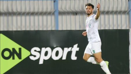 إصابة لاعب المصري صلاح محسن بالتواء في مفصل الكاحل