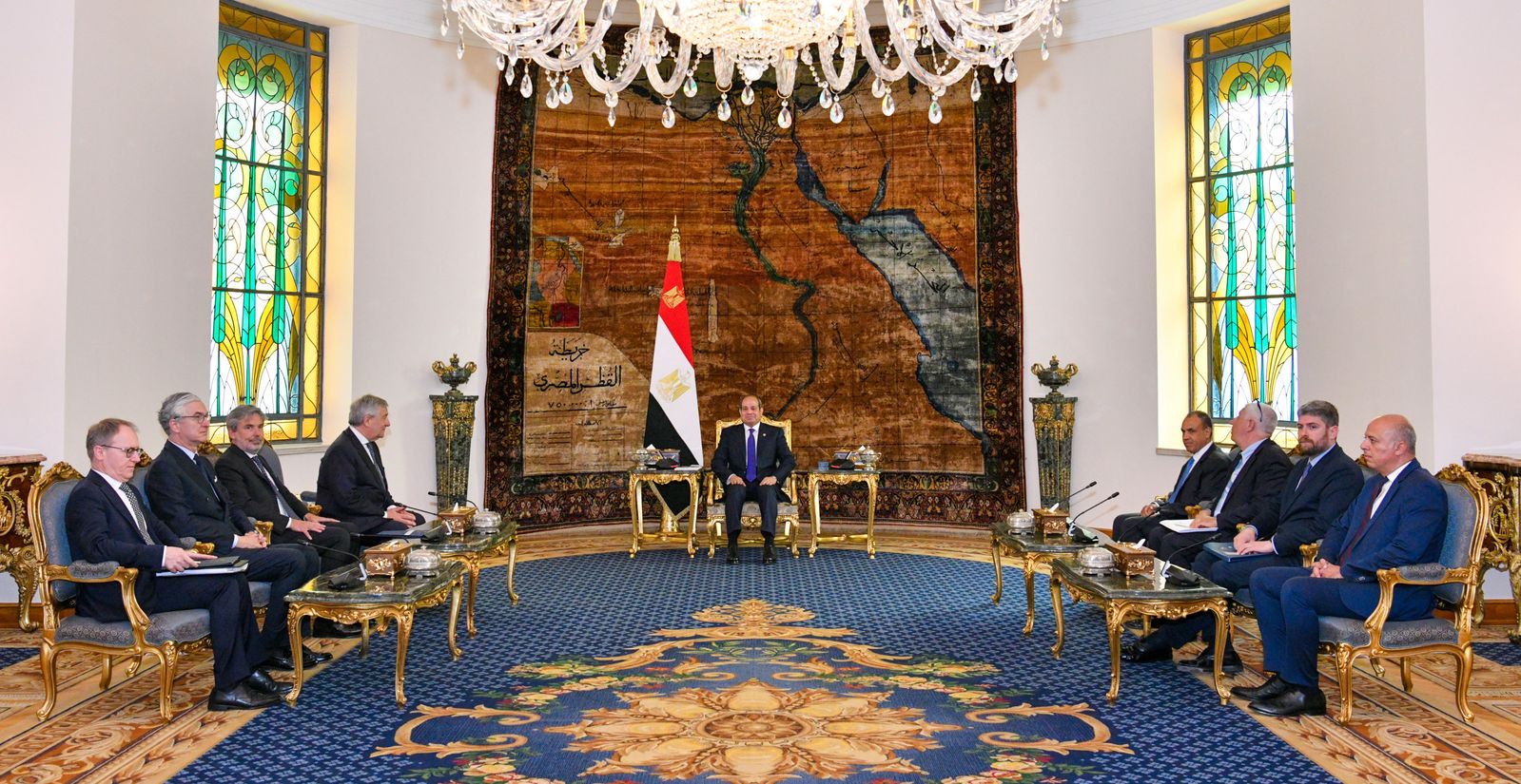 تفاصيل مباحثات السيسي ووزير الخارجية والتعاون الدولي الإيطالي.. صور 1 تفاصيل مباحثات السيسي ووزير الخارجية والتعاون الدولي الإيطالي.. صور