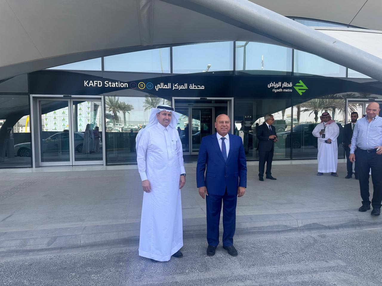 كامل الوزير ووزير النقل السعودي في زيارة مهمة لمترو الرياض 3 كامل الوزير ووزير النقل السعودي في زيارة مهمة لمترو الرياض