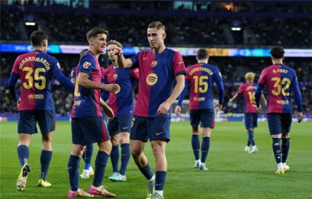 رجل مباراة برشلونة وبلد الوليد في الدوري الإسباني