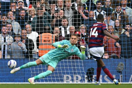 ترتيب هدافي الدوري الإنجليزي بعد هدف إيزاك أمام برايتون