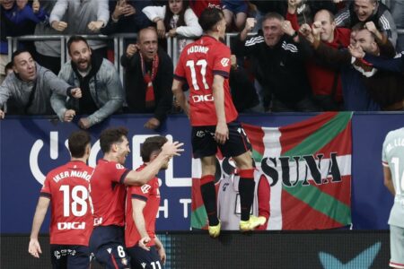 خسارة مفاجئة لـ أتليتكو مدريد أمام أوساسونا بثنائية في الدوري الإسباني
