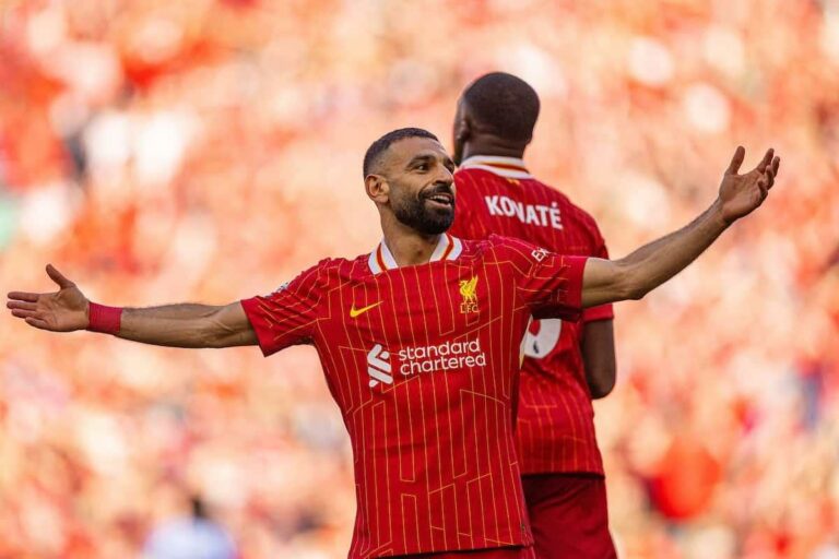 محمد صلاح يدعو لاعب مانشستر سيتي للانضمام إلى ليفربول: لدينا مكان لك محمد صلاح يدعو لاعب مانشستر سيتي للانضمام إلى ليفربول: لدينا مكان لك