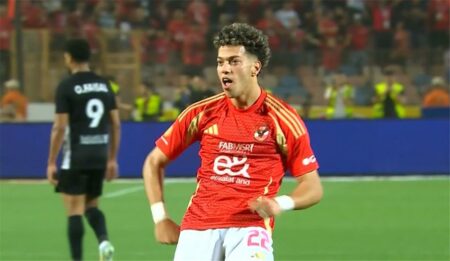 فيديو | تصويبة صاروخية.. إمام عاشور يسجل هدف الأهلي الأول أمام البنك الأهلي