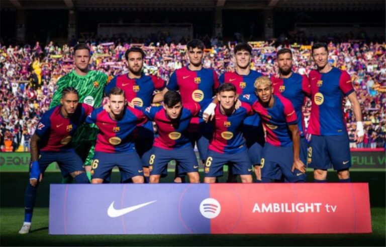 رجل مباراة برشلونة وفياريال في الدوري الإسباني