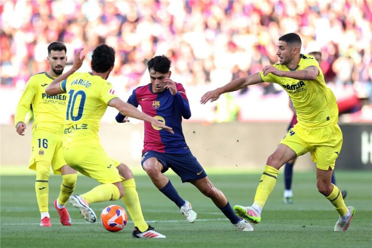 فيديو | برشلونة يخسر أمام فياريال في ليلة الاحتفال بلقب الدوري الإسباني