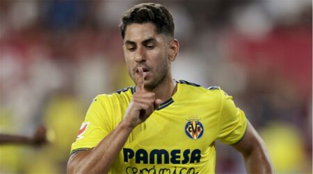 فيديو | آيوزي بيريز يسجل هدف فياريال الأول أمام برشلونة
