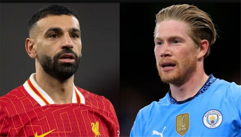 بعد تصريحات محمد صلاح.. دي بروين يحسم موقفه من الانتقال إلى ليفربول بعد تصريحات محمد صلاح.. دي بروين يحسم موقفه من الانتقال إلى ليفربول