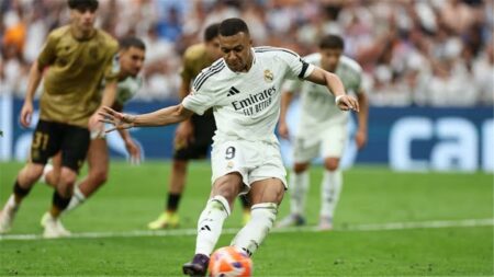ترتيب هدافي الدوري الإسباني بعد ثنائية مبابي وليفاندوفسكي