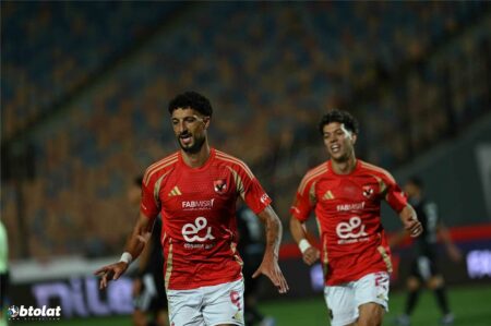 فيديو | وسام أبو علي يسجل هدف الأهلي الثاني أمام فاركو في الدوري