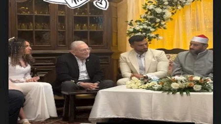 أول تعليق من يوسف حشيش بعد عقد قرانه على منة عدلي القيعي