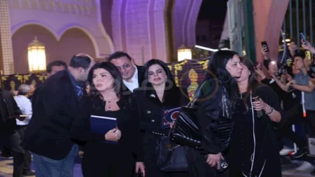 لصور.. جومانا مراد وإيناس الدغيدي يواسون كارول سماحة في وفاة زوجها