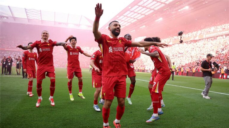 فيديو | ليس محمد صلاح.. ليفربول يعلن أفضل هدف في موسم 202425