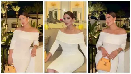 "جمال ملوش حدود".. أحدث جلسة تصوير لـ نسرين طافش في الساحل الشمالي