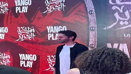 بالصور.. توافد نجوم الفن على العرض الخاص لمسلسل "مملكة الحرير"