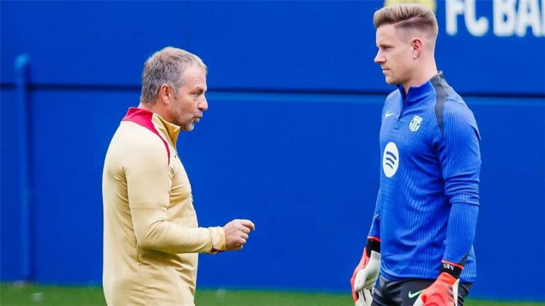 دون تجميل.. فليك يفتح صدره لـ تير شتيجن ويخبره بقراره النهائي قبل موسم برشلونة