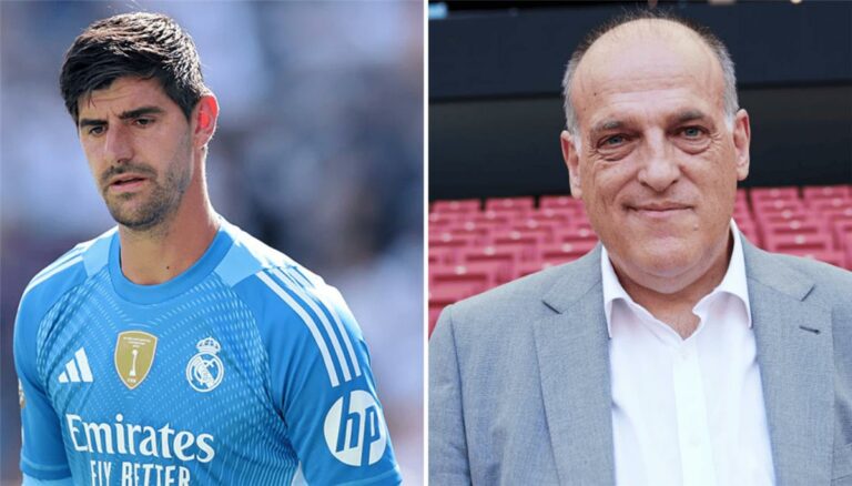 تيباس يرد على كورتوا: لن نُغيّر جدول الدوري الإسباني من أجل يوم واحد