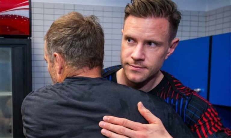 نادٍ أوروبي ينافس جالطة سراي على ضم تير شتيجن من برشلونة