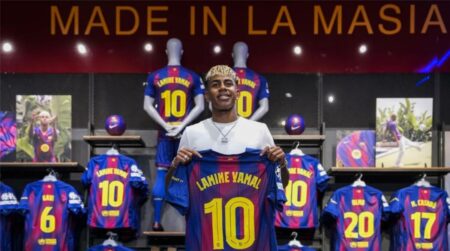 قميص لامين يامال يتحول لظاهرة عالمية ويمنح برشلونة مكاسب قياسية