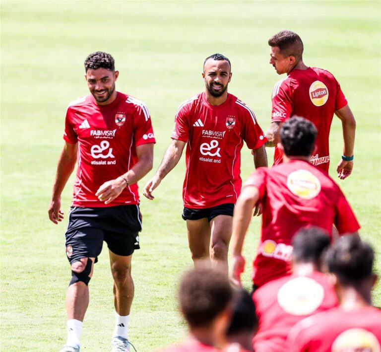 مران الأهلي | تدريبات متنوعة للاعبين.. ومحاضرة فنية من ريبيرو