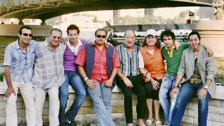 صورة نادرة للمخرج سامح عبد العزيز مع حسن حسني قبل رحيلهما صورة نادرة للمخرج سامح عبد العزيز مع حسن حسني قبل رحيلهما