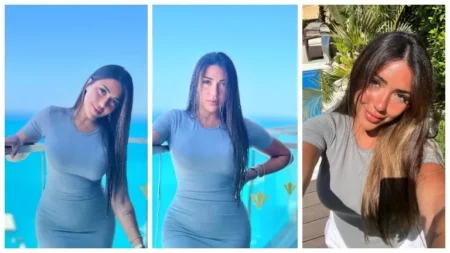 بالصور.. سارة سلامة بإطلالة جذابة على البحر بالصور.. سارة سلامة بإطلالة جذابة على البحر