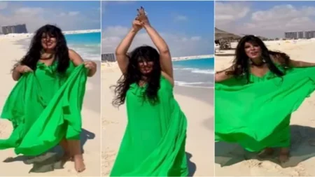 فيفي عبده ترقص على أغنية "مكسرات" لـ أحمد سعد أمام البحر (فيديو) فيفي عبده ترقص على أغنية "مكسرات" لـ أحمد سعد أمام البحر (فيديو)