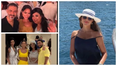 بسمة بوسيل بـ"شورت" وفيفي عبده في الساحل الشمالي.. لقطات نجوم الفن خلال 24 ساعة