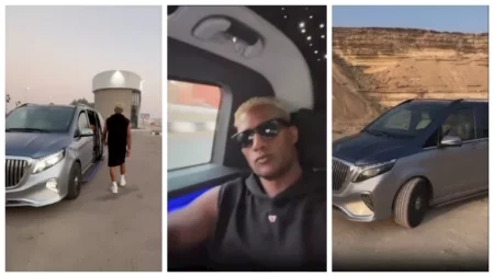 محمد رمضان يحتفل بشراء سيارة جديدة: "عقبال مانقفلهم 100 عربية" محمد رمضان يحتفل بشراء سيارة جديدة: "عقبال مانقفلهم 100 عربية"