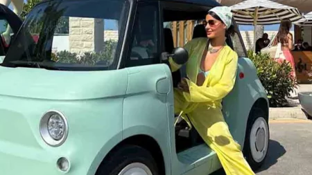 "منتهى الشياكة".. نورهان منصور تتألق بإطلالة صيفية جريئة (صور)