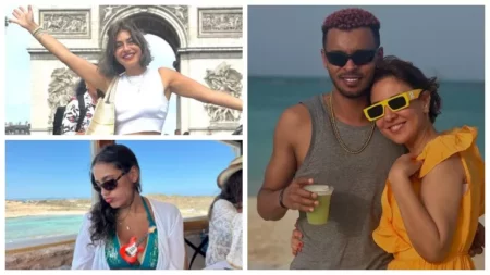 جنا عمرو دياب بالمايوه ومنة فضالي بجيبة قصيرة.. لقطات لنجوم الفن خلال 24 ساعة جنا عمرو دياب بالمايوه ومنة فضالي بجيبة قصيرة.. لقطات لنجوم الفن خلال 24 ساعة