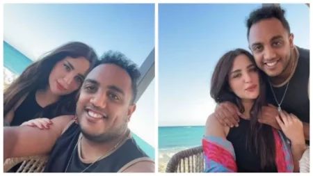 "ملكة جمال"..أوس أوس ينشر صور زوجته والجمهور يعلق