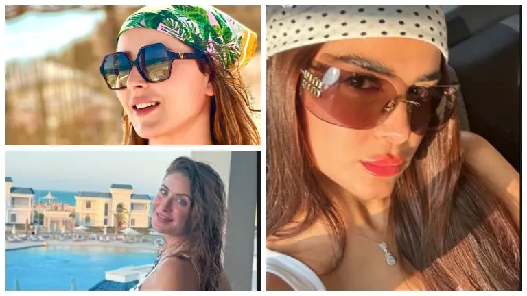 هيدي كرم أمام حمام السباحة ونسرين طافش على البحر..لقطات نجوم الفن خلال 24 ساعة