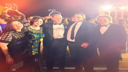 ماذا قالت مي نور الشريف بعد حضورها حفل زفاف حفيد عادل إمام؟ (صور)