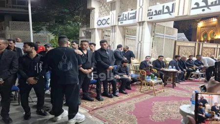 25 صورة من عزاء المطرب الشعبي أحمد عامر