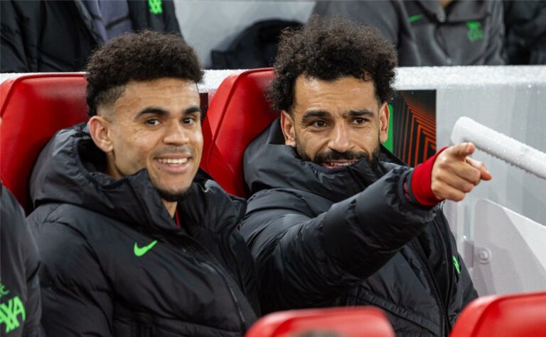 برسالة مؤثرة.. محمد صلاح يودع لويس دياز بعد رحيله عن ليفربول