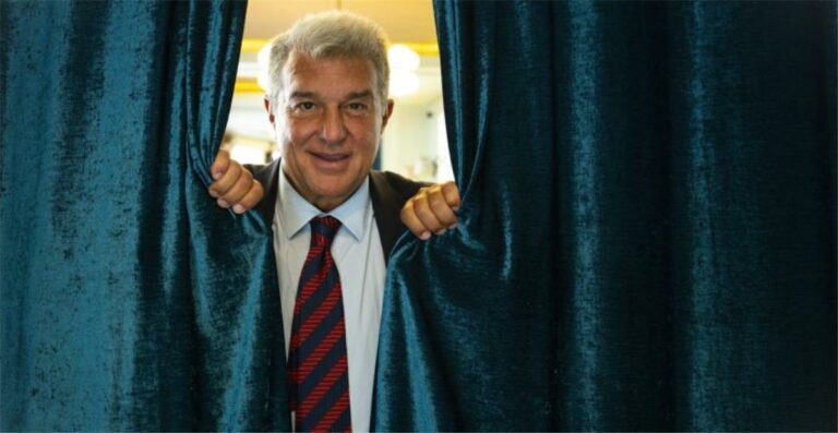 لابورتا يوضح موقف تسجيل صفقات برشلونة الجديدة