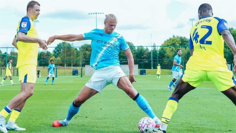 خلف الأبواب المغلقة.. مانشستر سيتي يفوز على بريستون نورث بهدف وديًا