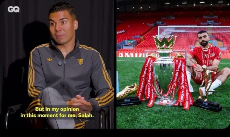 كاسيميرو: محمد صلاح الأجدر بالفوز بجائزة الكرة الذهبية لهذه الأسباب