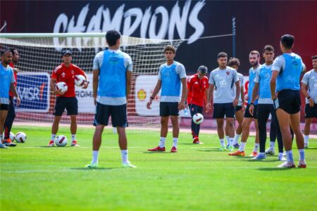 مران الأهلي | تدريبات فنية وبدنية.. وموقف إمام عاشور