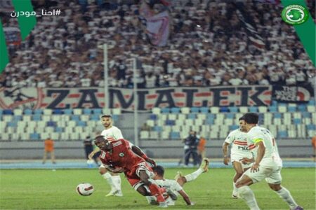 فيديو | بالنيران الصديقة.. الونش يسجل هدف مودرن سبورت الأول أمام الزمالك