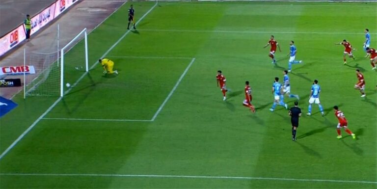 فيديو | علي فوزي يسجل هدف مودرن سبورت الثاني أمام بيراميدز