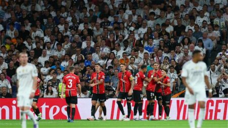 فيديو | موريكي يسجل هدف مايوركا الأول أمام ريال مدريد في الدوري الإسباني