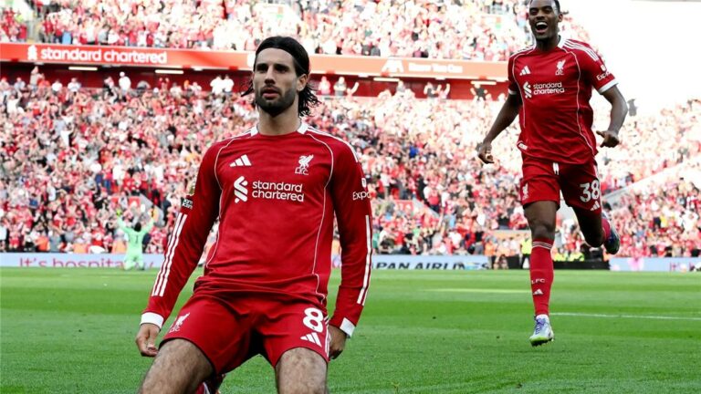 فيديو | تسديدة مُذهلة.. دومينيك سوبوسلاي يسجل هدف ليفربول الأول ضد آرسنال