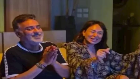 أول تعليق من تامر حبيب بعد فيديو رقصه مع إنجي علي: "مكنتش أعرف اني بتصور" أول تعليق من تامر حبيب بعد فيديو رقصه مع إنجي علي: "مكنتش أعرف اني بتصور"