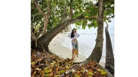 مي عمر تستمتع بإجازتها الصيفية أمام البحر والجمهور يعلق (صور)